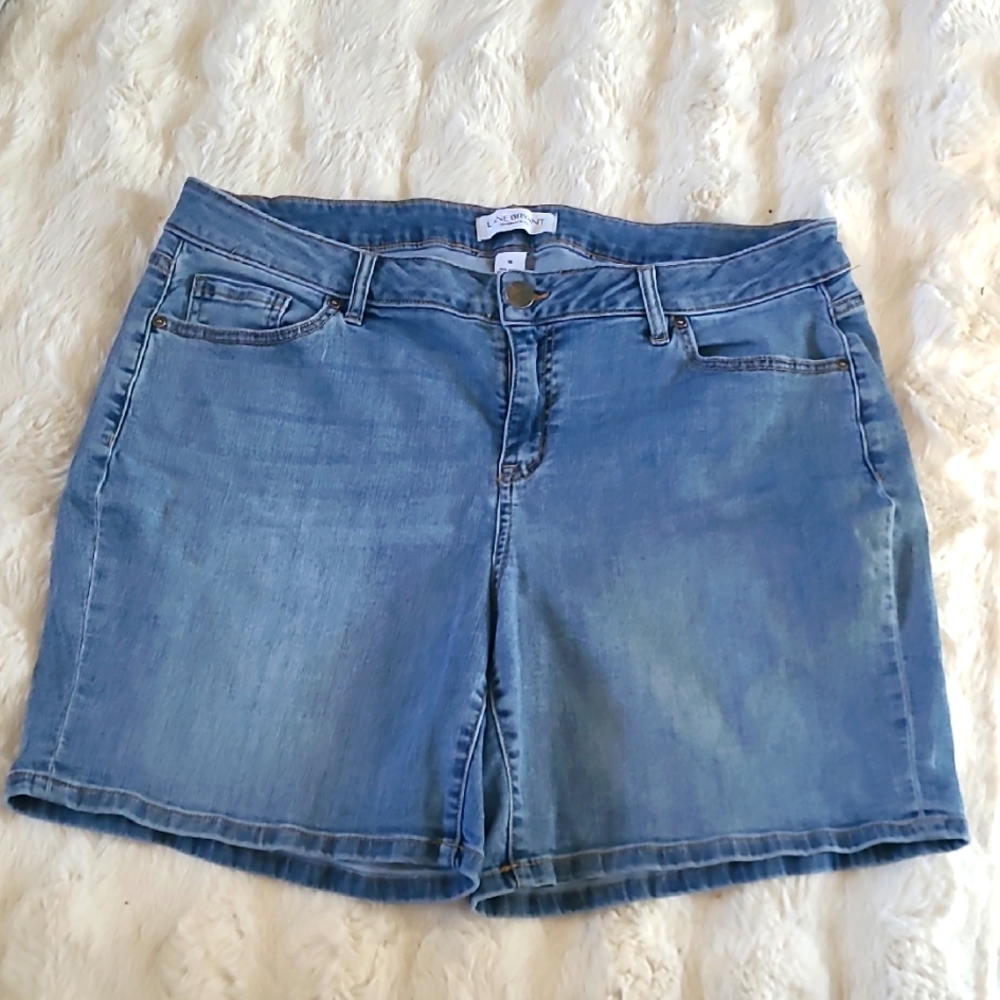 Lane Bryant Light Blue Jean Shorts Size 16
